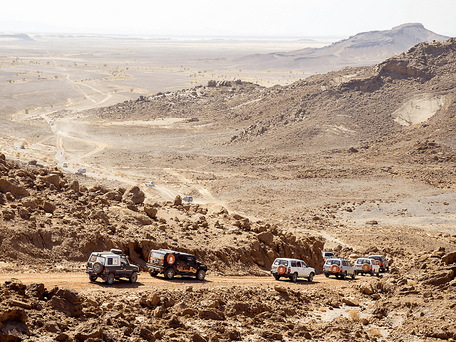 Off road v púšti