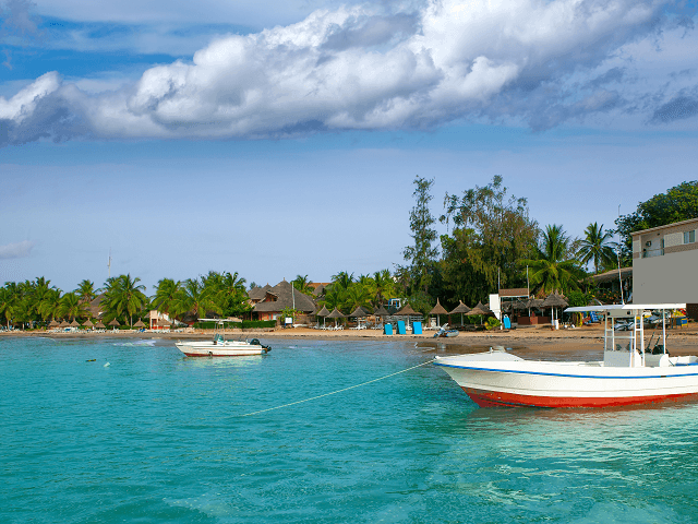 Pláž v Saly, Senegal