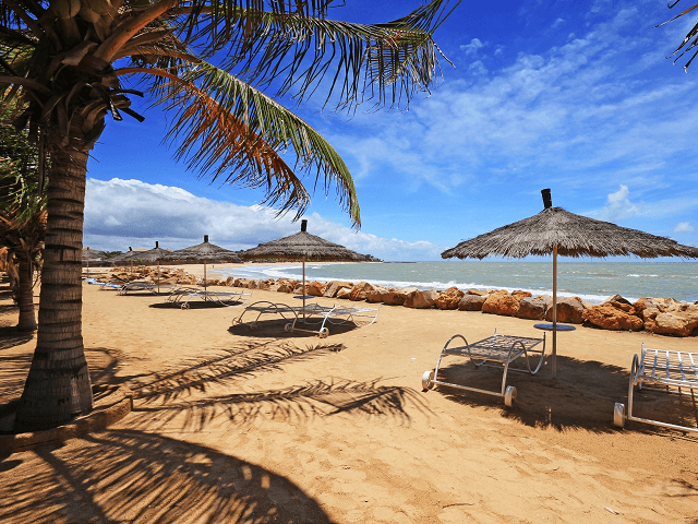 Pláž v Saly, Senegal